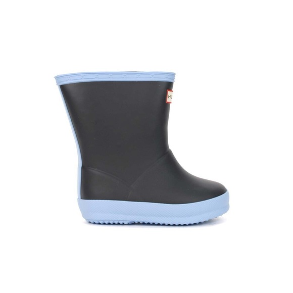 Hunter Navy/Blue Frost Kids 1st Classic Insulated Rain Boots- Boys 6 OR Girls 5 - Picture 3 of 8